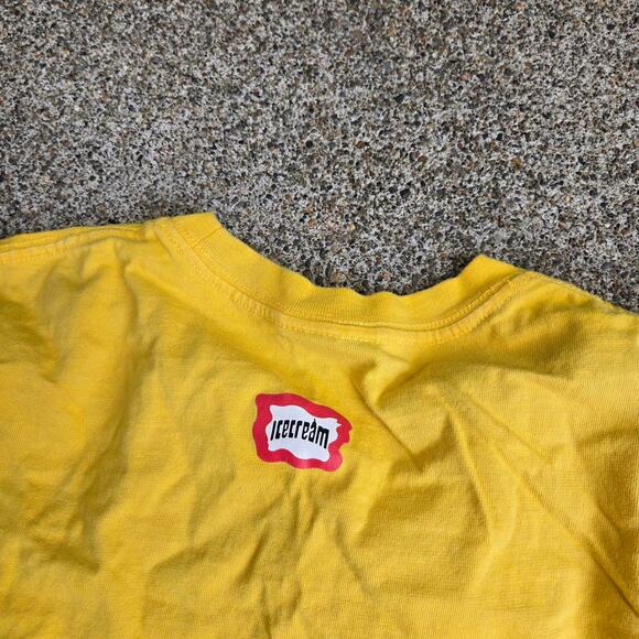Vtg Y2k ICE CREAM Pastel Cartoon Ice Cream Cone Graphic Print Skate T Shirt S - Picture 4 of 6